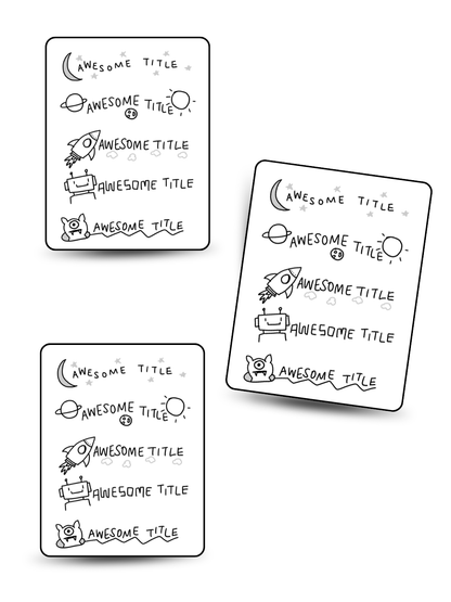 How to Draw Titles eBook