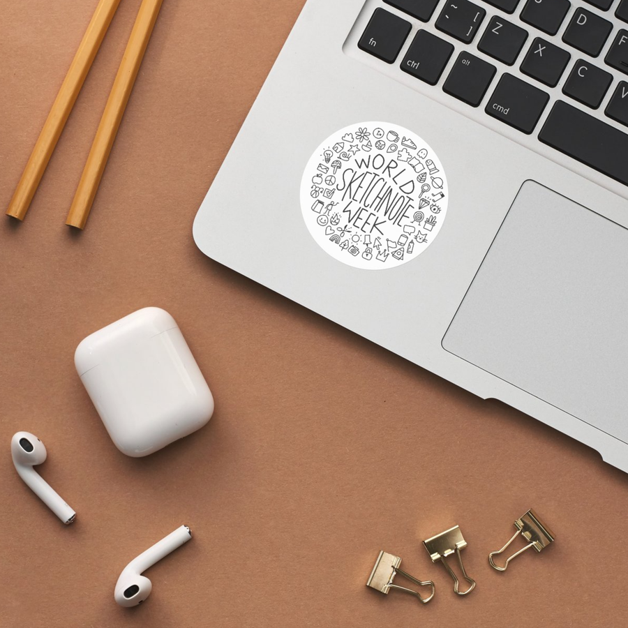 World Sketchnote Week Logo sticker