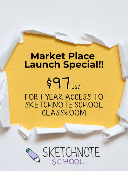 Sketchnote School Classroom All Access!